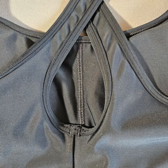 UNDER ARMOUR Workout Sports Bra and Shorts Set Small Black Gym Training Nylon - Picture 3 of 14